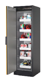 Bezpečnostní skříň s požární odolností 90min (levé dveře)_6x zásuvka, ocelový poplastovaný plech